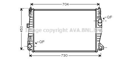 RADIATOR RACIRE AVA 159 -BRERA-SPIDER