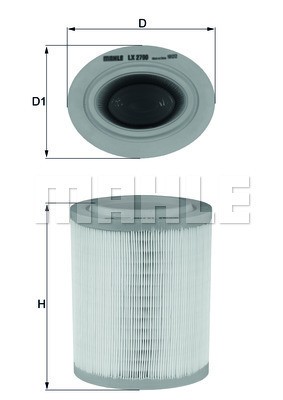 Filtru Aer KNECHT- MAHLE