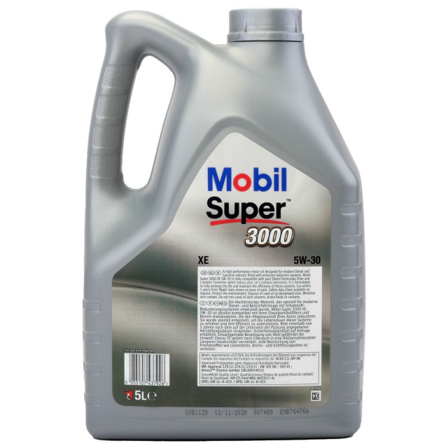 Ulei motor MOBIL SUPER 3000 XE 5W-30, 5L