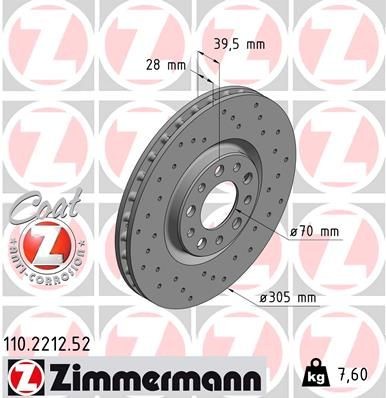 Disc Frana MAX Sport ZIMMERMANN 159 - BRERA - SPIDER - GIULIETTA