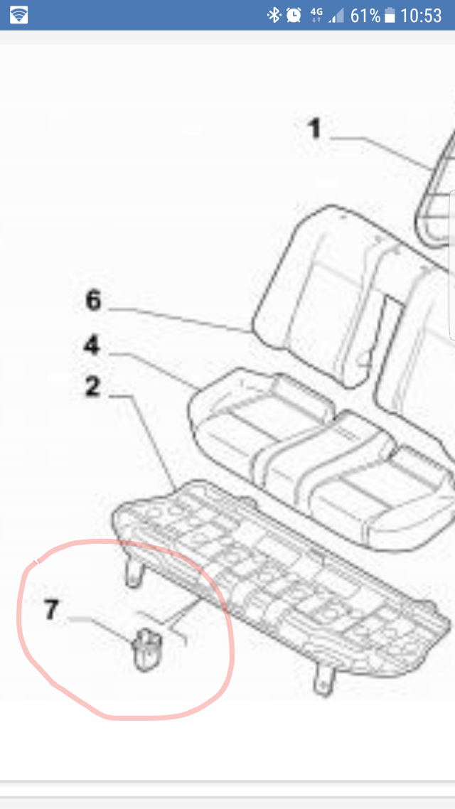 Clema Sezut Bancheta Spate Alfa Romeo 159