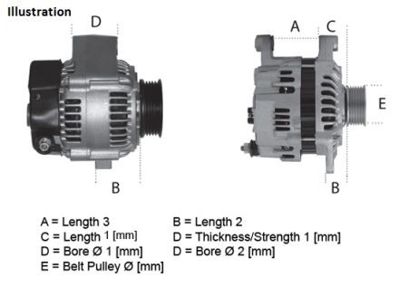 Alternator ALFA ROMEO 156