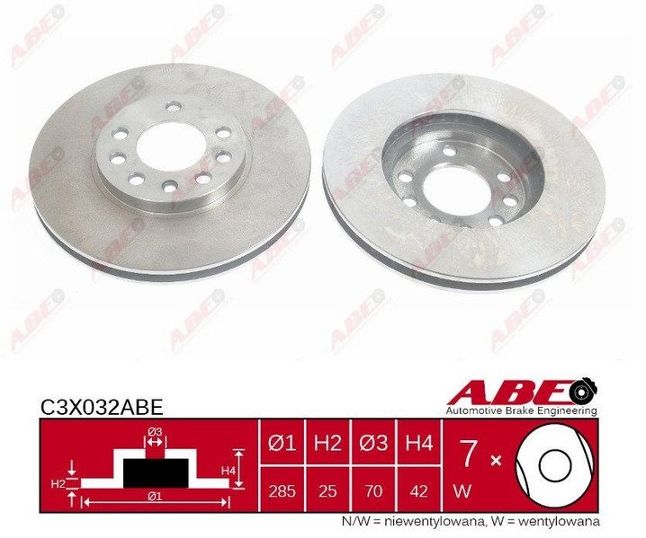 Disc Frana FIAT CROMA; LAND ROVER RANGE ROVER SPORT; OPEL SIGNUM, VECTRA C, ; SAAB