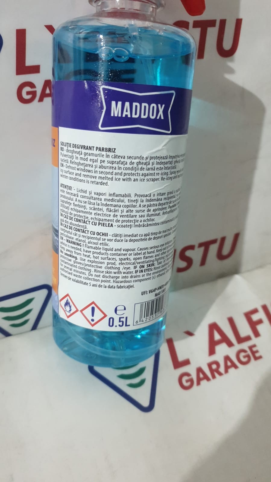 SOLUTIE DEZGHETAT PARBRIZ MADDOX 500ML