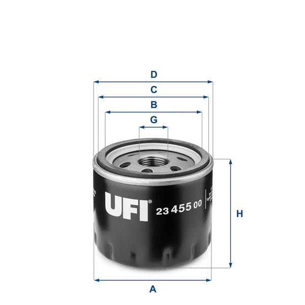 Filtru ulei UFI 1.0 Benzina -1.9 - 2.4 jtd