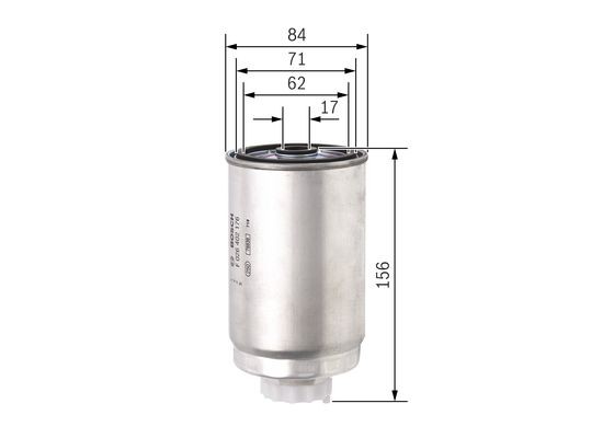 Filtru combustibil BOSCH  FIAT FREEMONT; JEEP COMPASS, PATRIOT; LANCIA VOYAGER