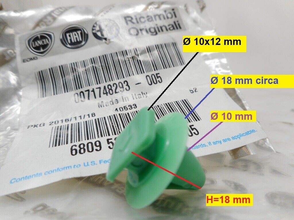 Clip bara fata VERDE Alfa Romeo Stelvio