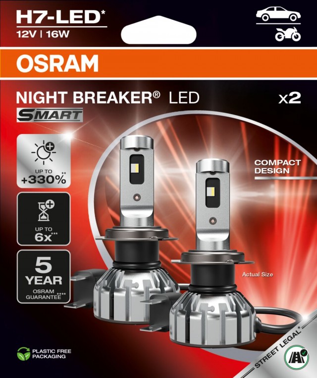 Osram NIGHT BREAKER LED SMART H7 16W 12V