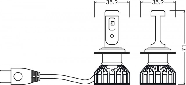 Osram NIGHT BREAKER LED SMART H7 16W 12V